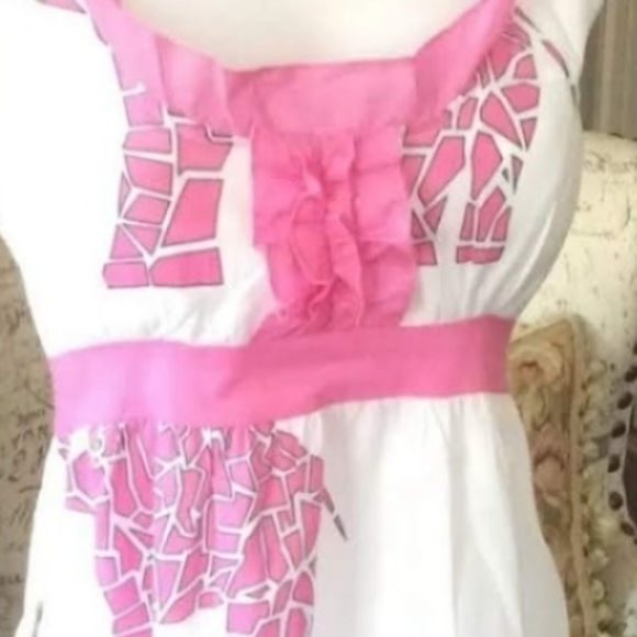 NWT-Tracy Negoshian Elephant Print Cotton Sun Dress, With Zip Pocket, Large - Picture 4 of 4